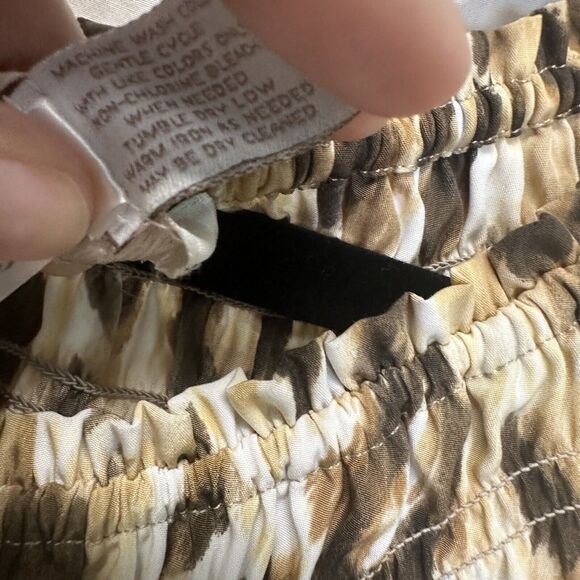 Chico's Leopard Print Peasant Boho Prairie Sheer 3/4 Top Blouse Size 0 (S) - Picture 6 of 11